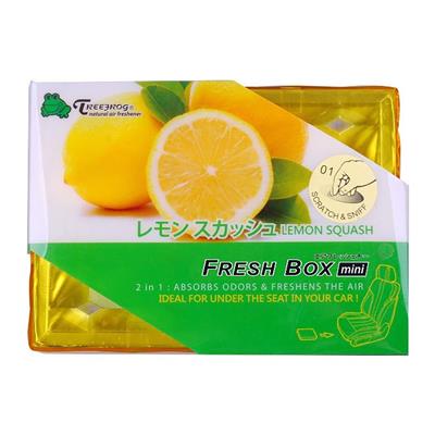 Treefrog Fresh Box Mini Air Freshener - Lemon Squash CASE PACK 24