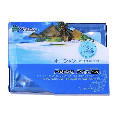 Treefrog Fresh Box Mini Air Freshener - Ocean Breeze CASE PACK 24