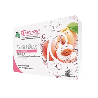 Treefrog Fresh Box Air Freshener - White Peach CASE PACK 6