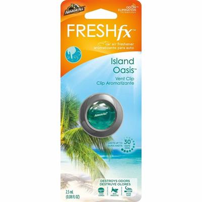 Armor All Vent Clip Air Freshener - Island Oasis CASE PACK 4