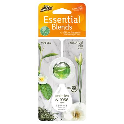 Armor All Essential Blends Air Freshener - White Tea Rose CASE PACK 4