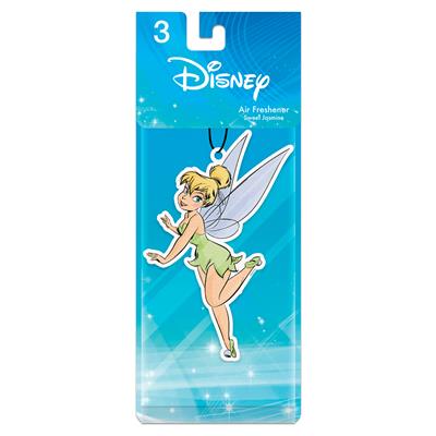 Disney Tinker Bell - 3 Pack Paper Air Freshener CASE PACK 12