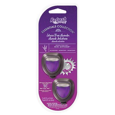 Refresh Mini Membrane Air Freshener 2 Pack - Lavender CASE PACK 4