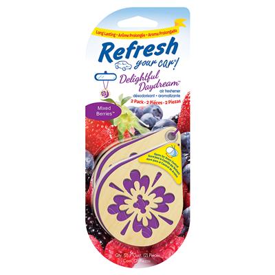 Day Dream 2 Pack Air Freshener - Mixed Berries CASE PACK 4