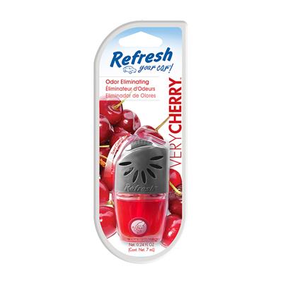 Refresh Auto Oil Wick Vent Air Freshener - Cherry CASE PACK 3