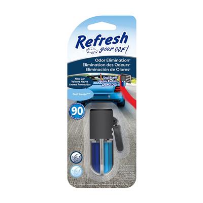 Refresh Auto Oil Wick Vent Air Freshener - New Car/Cool Breeze CASE PACK 6