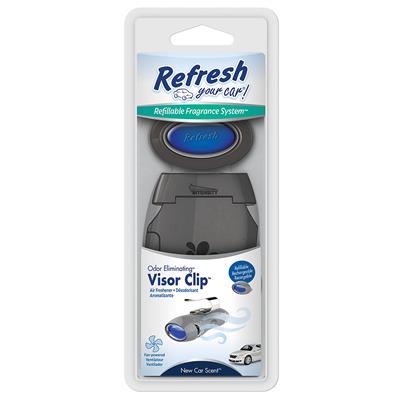 Modular Device Visor Clip Air Freshener - New Car CASE PACK 3