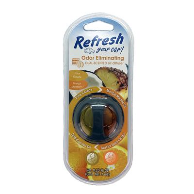 Refresh Vent Dual Air Freshener - Mango/Pina Colada CASE PACK 4
