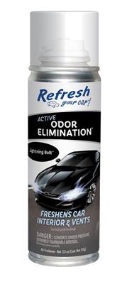 Refresh Odor Eliminator 3.0 Ounce Fogger Air Freshener - Lightning Bolt CASE PACK 4