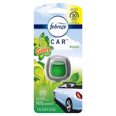 Febreze Car Vent Air Freshener - Gain CASE PACK 4
