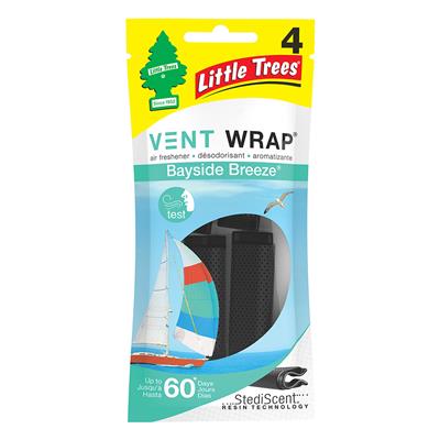 Little Tree Vent Wrap Air Freshener - Bayside Breeze CASE PACK 4