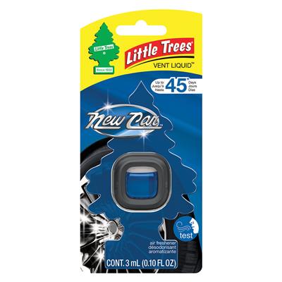 Little Trees Liquid Vent Clip - New Car Scent CASE PACK 24