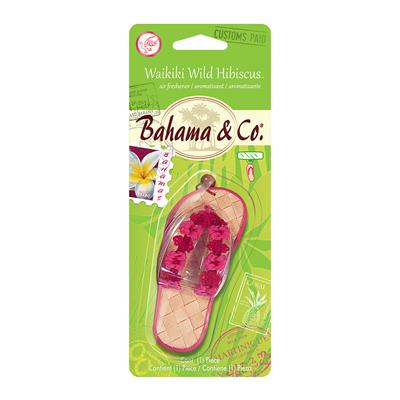 Bahama Sandal Air Freshener - Waikiki Wild Hibiscus CASE PACK 4