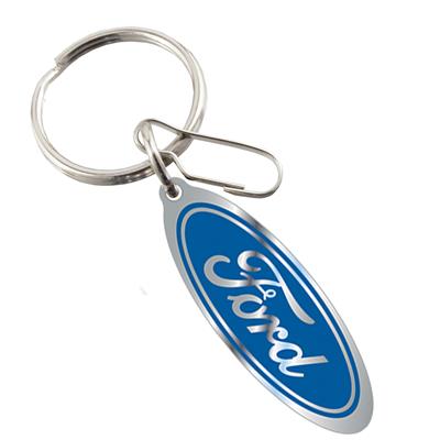 Ford Blue Oval Enamel Keychain