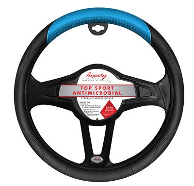 Luxury Driver Top Sport Steering Wheel Cover- Blue