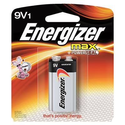 Energizer Max 9 Volt Battery CASE PACK 4