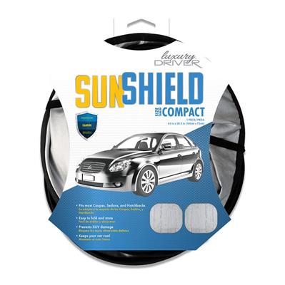 Luxury Driver Compact Classic Twist Sun Shield