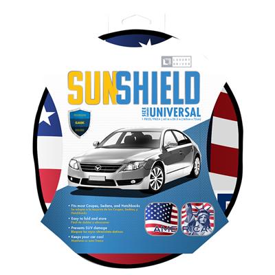 Luxury Driver Americana Universal Sun Shield Classic Twist