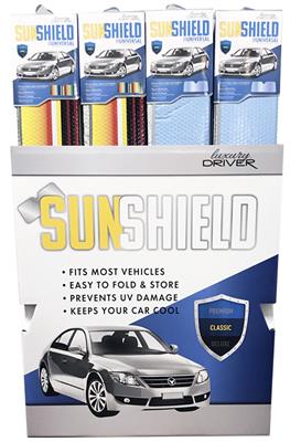 Luxury Driver Sunshade Classic Fashion Display- 24 Piece
