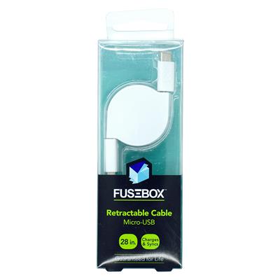 Retractable Charge and Sync Micro Usb Cable
