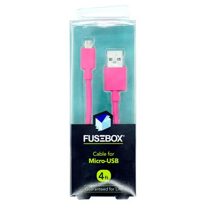 4 Foot Fusebox Micro-Usb Cable