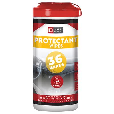 Luxury Driver Protectant Wipes Canister - 36 Count