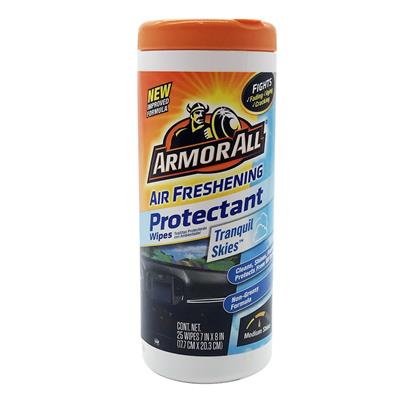 Armor All Air Freshener Protectant Wipes - Tranquil Skies CASE PACK 6