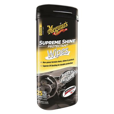 Meguiars Supreme Shine Protectant Wipes CASE PACK 6