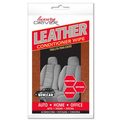 Luxury Driver Leather Conditioner Wipe CASE PACK 100
