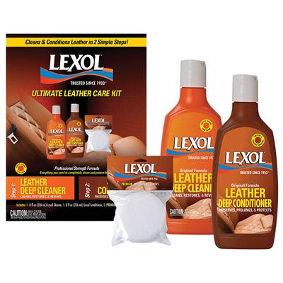 Lexol Leather Care Kit 8 Ounce CASE PACK 6