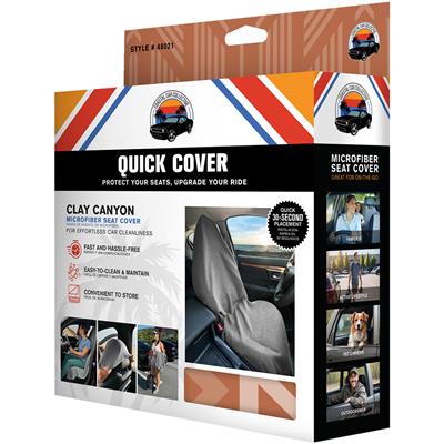 Coastal Car Collective Microfiber Seat Cover - Clay