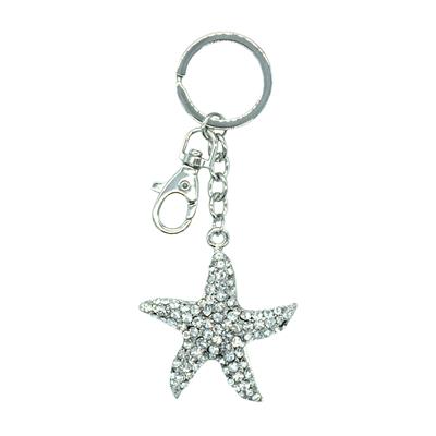 Sparkling Charms Keychain - Starfish