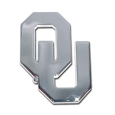 Chrome Auto Emblem - University Of Oklahoma