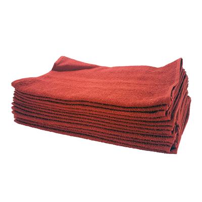 Cotton Terry Towel 16 x 24 1 Dozen- Red