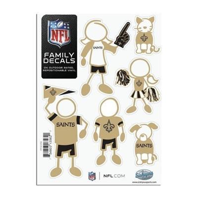 Family Car Decals - New Orleans Saints