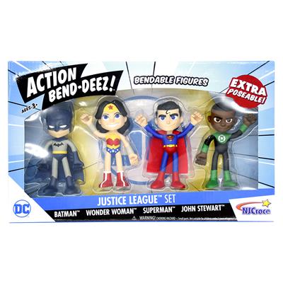 Action Bendables-Assorted 4pk CASE PACK 6