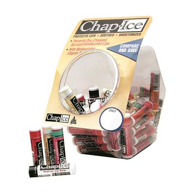 Chap-Ice Chapstick Display - 60 Piece