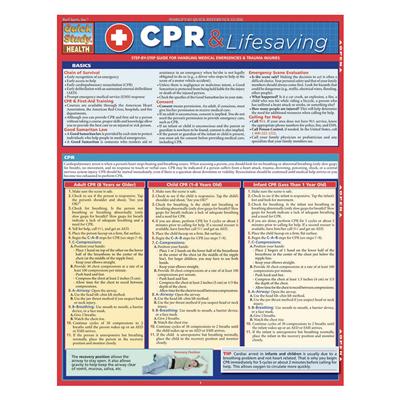 Quick Study-CPR & Lifesaving - 5 Pack