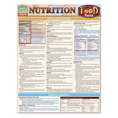 Quick Study-Nutrition - Food Facts - 5 Pack
