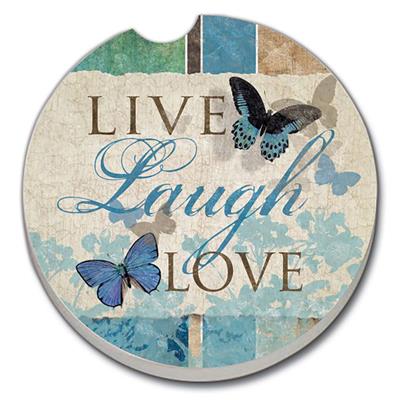 Auto Coaster - Live Laugh Love