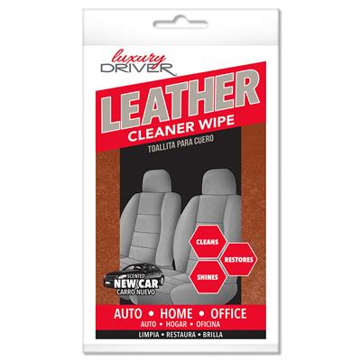 Luxury Driver Leather Cleaner Wipe 100 Piece