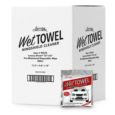 Luxury Driver Wet Towel - 200 Piece