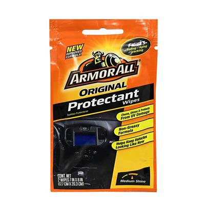 Armor All Car Cleaning Wipes and Protectant Wipes, Interior Car Wipes -50  Count (Pack of 2)