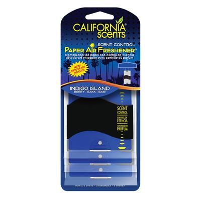 Ca Scents Paper 3Pk- Indigo Island Berry CASE PACK 4