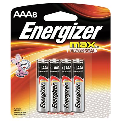 Energizer Max Aaa Battery 8 Pack CASE PACK 6