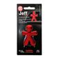Jeff Air Freshener - Chrome Red Raspberry Patchouli CASE PACK 8
