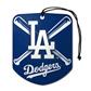 Sports Team Paper Air Freshener 2 Pack - Los Angeles Dodgers CASE PACK 12