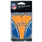 Sports Team Paper Air Freshener 2 Pack - Los Angeles Chargers CASE PACK 12