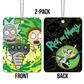 Warner Bros Rick & Morty - 2 Pack Paper Air Freshener CASE PACK 12