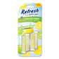 Refresh Auto Vent Stick Air Freshener - Lemon Lime Sunshine CASE PACK 6